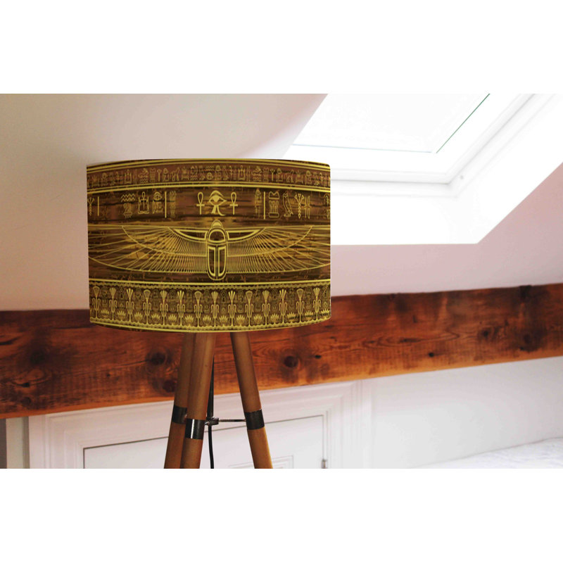 Cotton Drum Lamp Shade ( Uno ), 25cm H x 40cm W x 40cm D