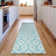 Premium Machine Washable Cerrito Aqua Rug