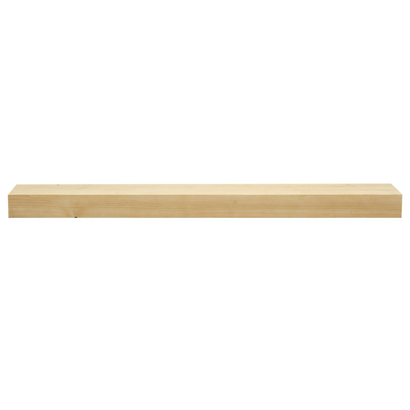Kitchen Floating Shelf - Farmhouse, Unfinished, 48
