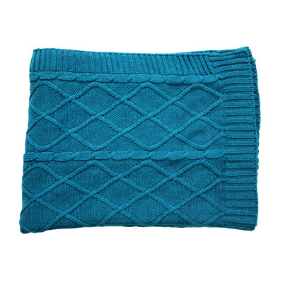 Knitted Throw Blanket