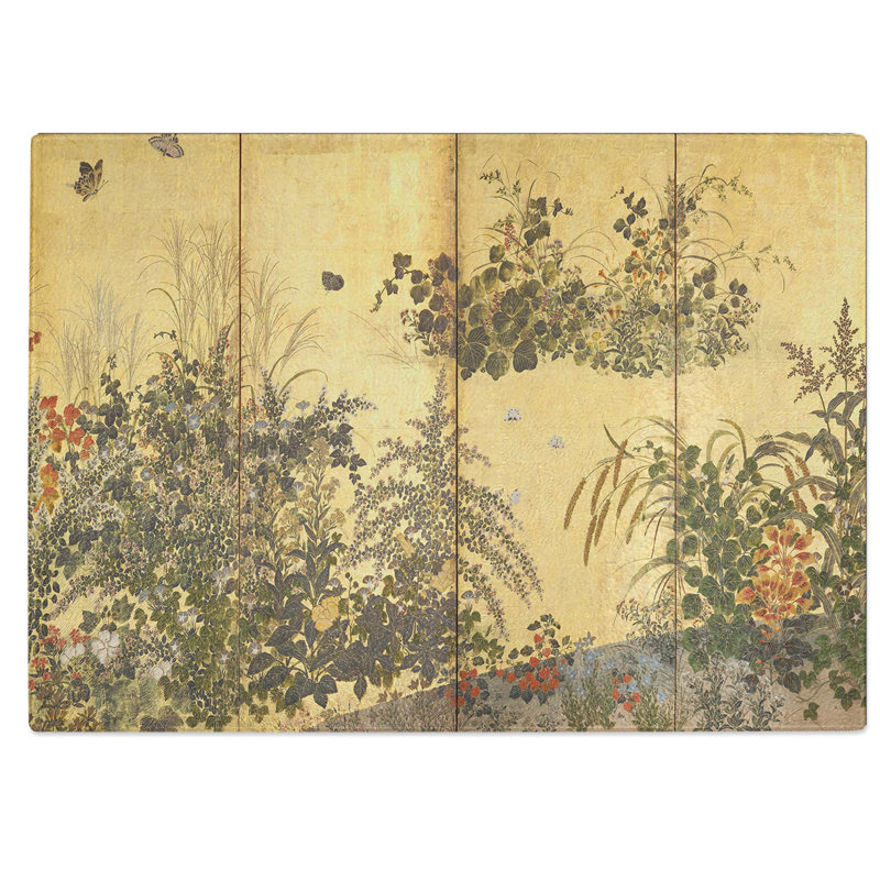 Tempered Glass Butterflies and Flowers Chopping Board, 28.5 cm W x 20 cm L