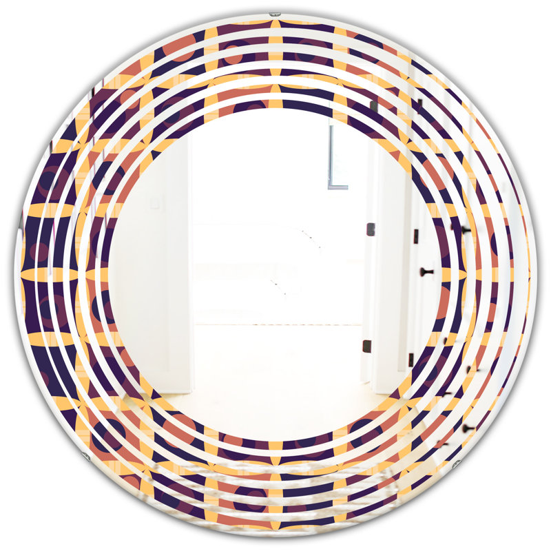 Miroir mural Wave, H 31,5 po x l po