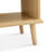 Deletha Rattan Side Table with USB Charging, Nightstand with LED Light & Storage, Bedside Table with Open Shelf