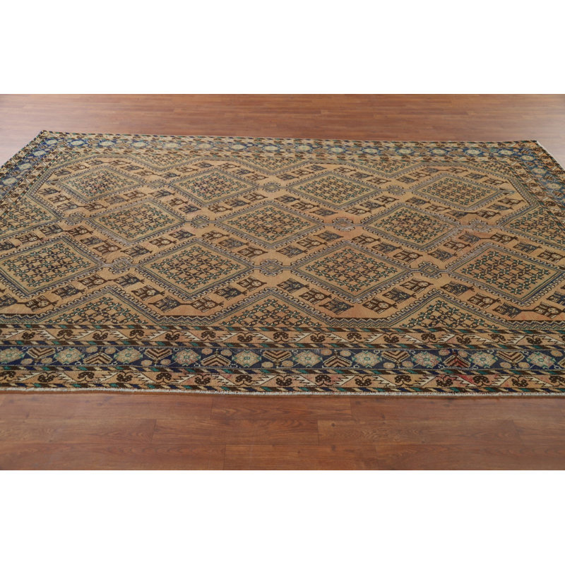 Handmade Geometric   Area Rug 7x10