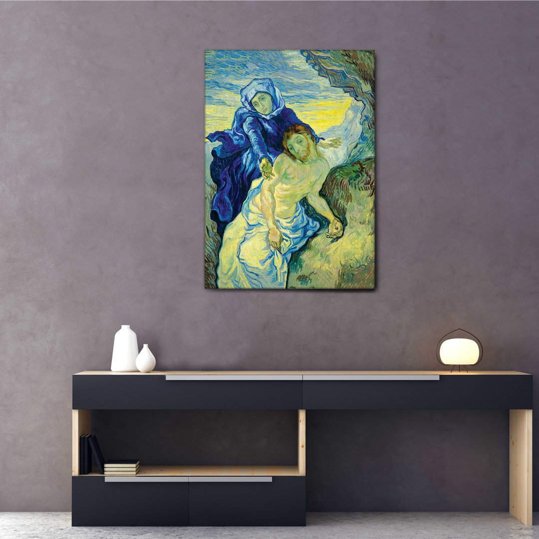 Leinwandbild Pieta von Vincent Van Gogh