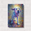  «Shake It Off Pooch» par Rich Monet, art mural en métal, 12 po x 16 po