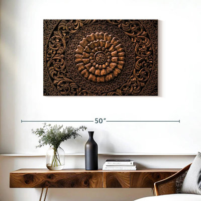 Sculpture florale ronde Senne