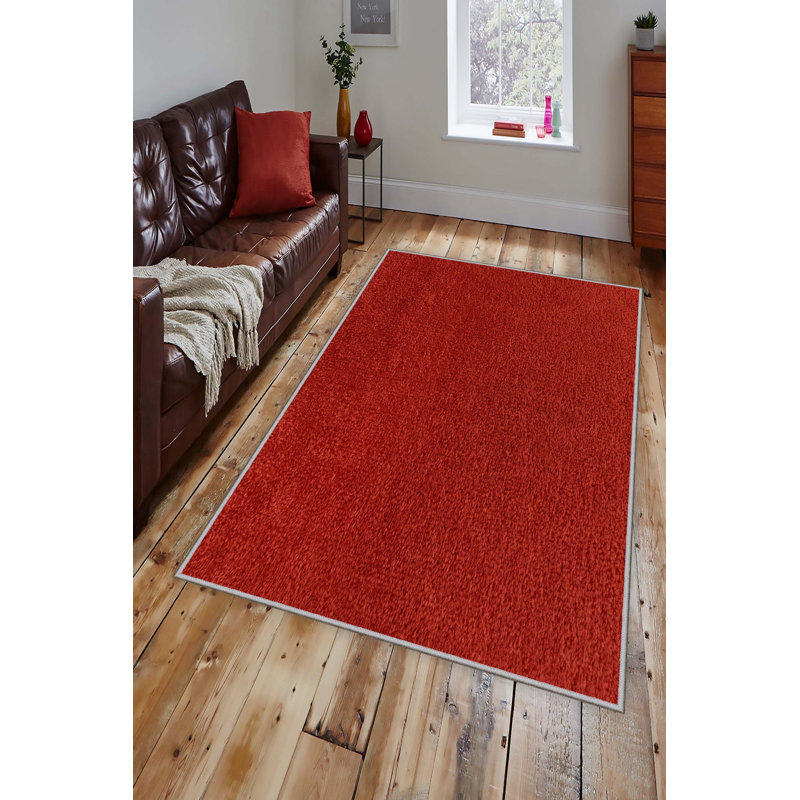 Non-Slip Hall Carpet, 3.3 x 9.8 ft, 100% Polyester, 0.4 in Pile Height, Antibacterial & Machine Washable | 3D Digital Print, Durable Woven Design, Perfect for Home & Office, Easy Care & Maintenance