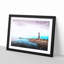 Blackpool Tower & Beach Painting - Single Picture Frame Print on MDF-56633907-56633911