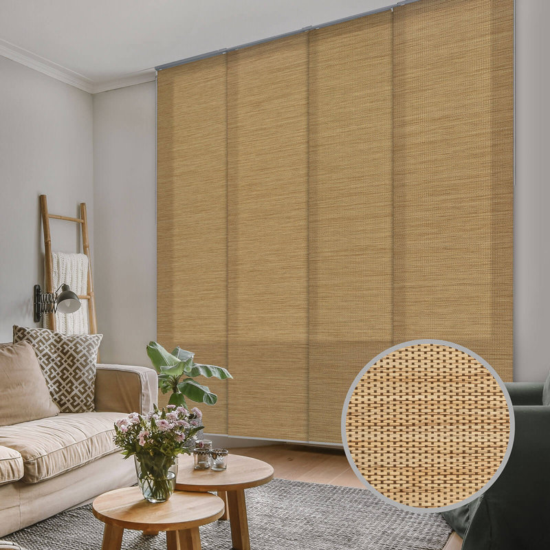 Semi Sheer Vertical Blind, Brown