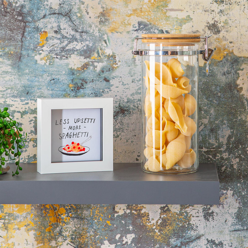 Glass Jar - Set of 3, 23.5cm H x 10cm W x 10cm D