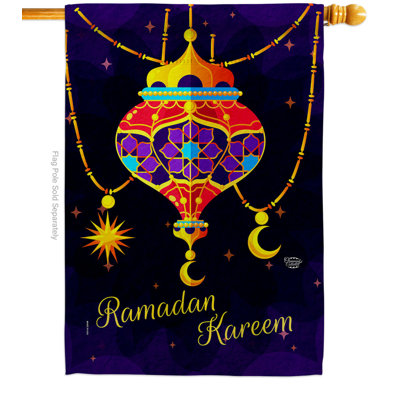 Double Sided Polyester House Flag
