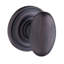 Ellipse Passage Door Knob with Traditional Round Rose-22037287
