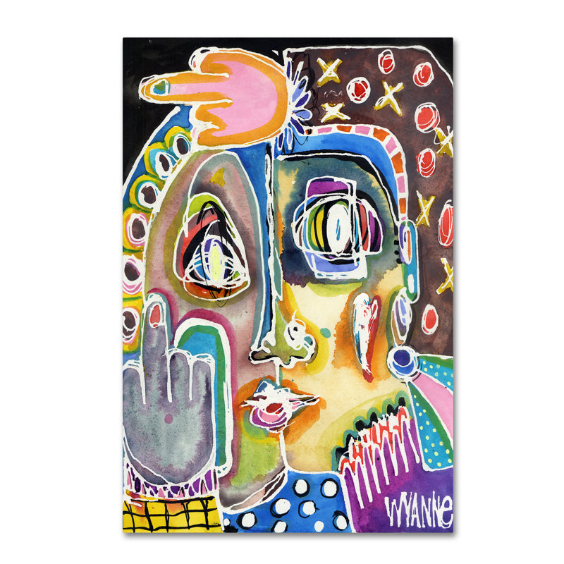 «Double Forget This Stuff» par Berkley, reproduction sur toile tendue, H 24 po x l 16 po