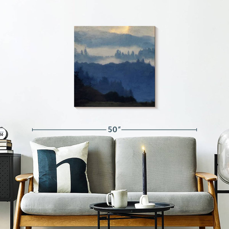 Mountain Range, 24" H x 24" W