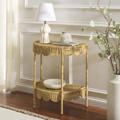 Table d'appoint festonnée Tinzo