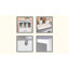 Armoire de salle de bain autoportante l 15,75 po x H 31,5 po x P 13 po