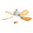 17" 5-Blade LED Ceiling Fan With Remote Control-2063880415