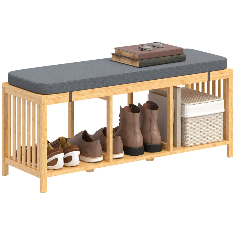4 Pair Shoe Storage Bench