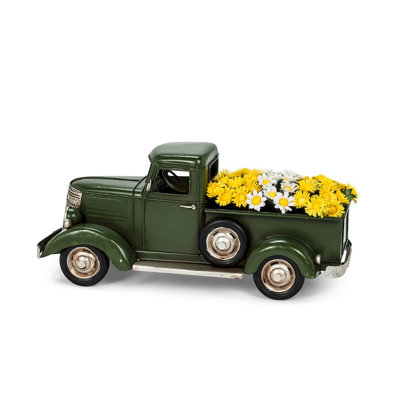 Camion avec sculptures de fleurs fergerson