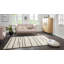 Striped Shag Area Rug-1242114021