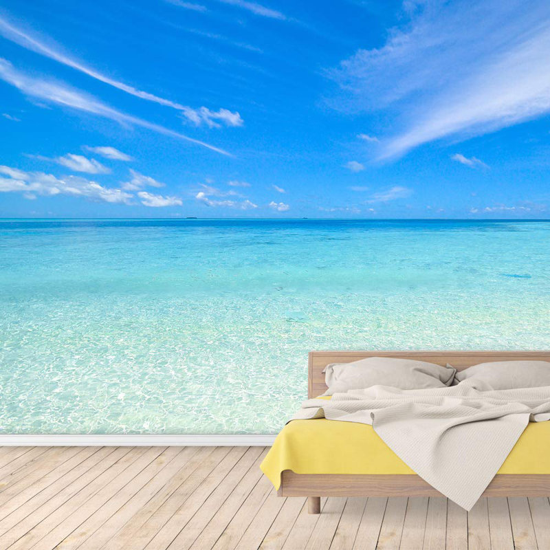 Coastal Beachy Peel & Stick Border, 100" L x 144" W