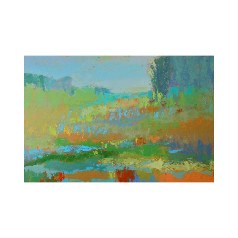 Southern View II by Jane Schmidt - Wrapped Canvas Painting, 30.48 cm H x 45.72 cm W