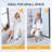Shower Chair For Inside Shower(500Lb), FSA/HSA Eligible 5 Height...