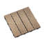 Paquet de tuiles de patio pour terrasse en bois et en plastique 22 WPC - 11,8 po
