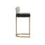 Bellatrix Upholstered Stool with Metal Frame-665475635-648213480