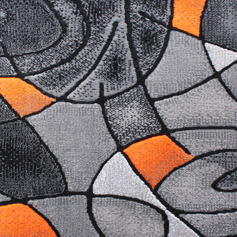 Sioar Modern Abstract Pattern Olefin Accent Area Rug, Rectangle 2' x 3'