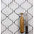 Tuscan Design Calacatta Big Lantern 6" x 6" Glass Mosaic Tile