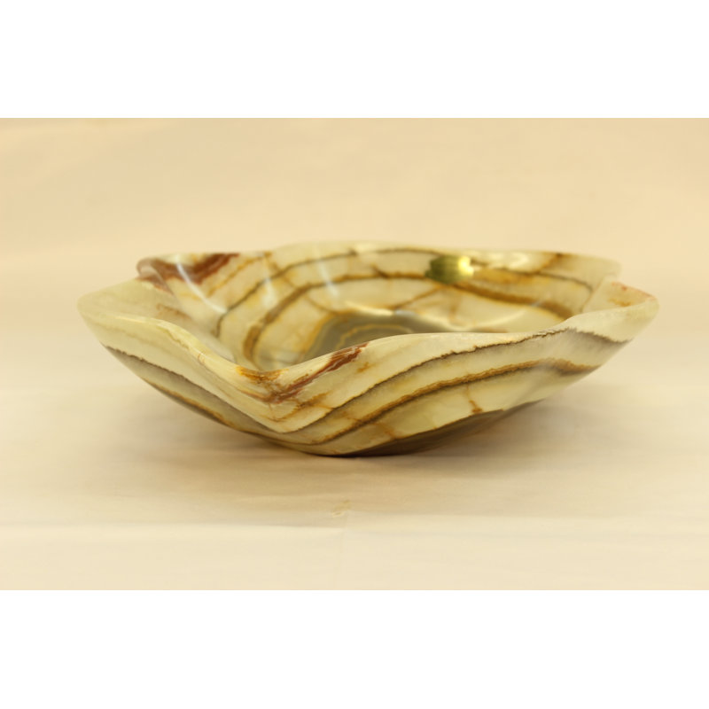 Beige Cosmo Onyx Centerpiece