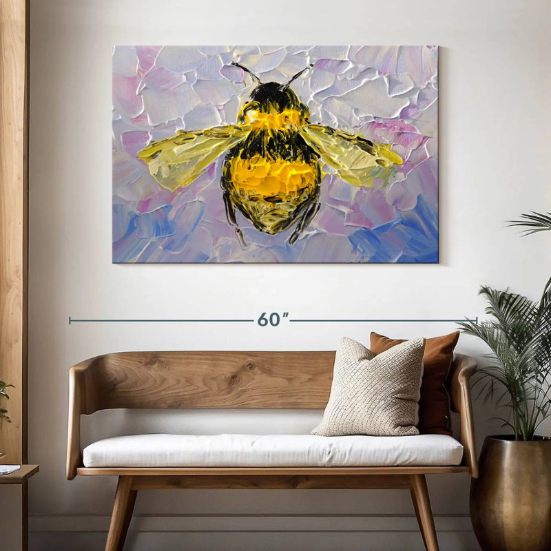 Brampt Abstract Bee, 32" H x 48" W