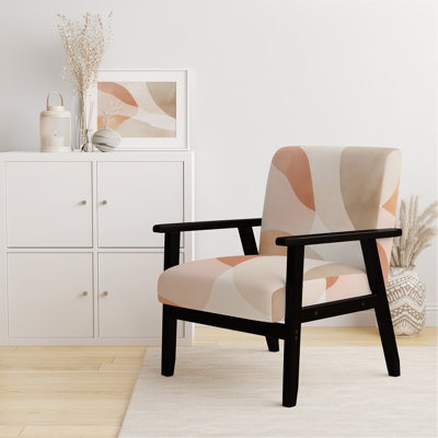 Chaise d'appoint abstraite Minimalisme - Fauteuil Blush