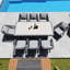 Ensemble de salle à manger 9 pièces pour patio moderne en osier avec structure en acier inoxydable (8 places assises)-473548528-473548532