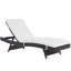 Chaise longue d'extérieur en rotin Convene-1853069806