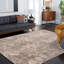 Tapis à motif abstrait gris / ivoire Edvin-24453027