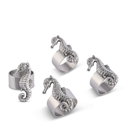 Sea Horse Metal Napkin Ring