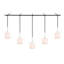 Luminaire suspendu linéaire pour îlot de cuisine 5 lumières Thiede-1746191566-1746959267