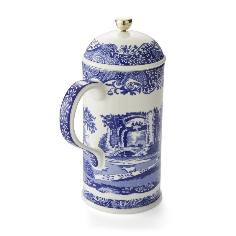 Spode Blue Italian Cafetiere 28 Oz