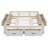 Queen Size Platform Bed with 6 Storage Drawers, No Headboard Wooden Bed Frame, Modern Space-Saving Bed for Bedroom, Antique White-460364516-460364517
