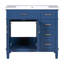 Meuble-lavabo 36 po avec comptoir en céramique-885214105