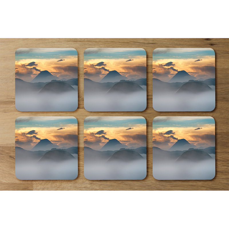 Square 6 Piece Coaster Set