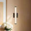 Geri 18-in Black dimmable LED Wall Sconce-1323320199-1323320185