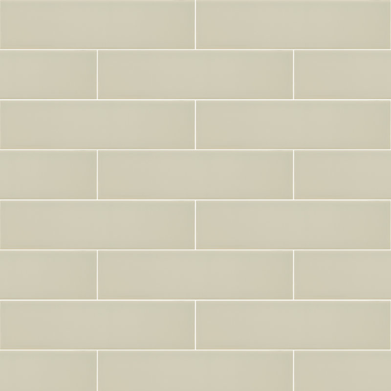Ryze 4 in. x 16 in. Matte Ceramic Subway Wall Tile, Grisa