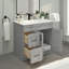 Ensemble de meuble-lavabo 36 po avec lavabo en résine et plateau de meuble-lavabo 36 po-98901608