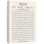 «Man In The Arena», Discours par Theodore Roosevelt, mots inspirants, impression sur toile, art mural-95982676-124478825