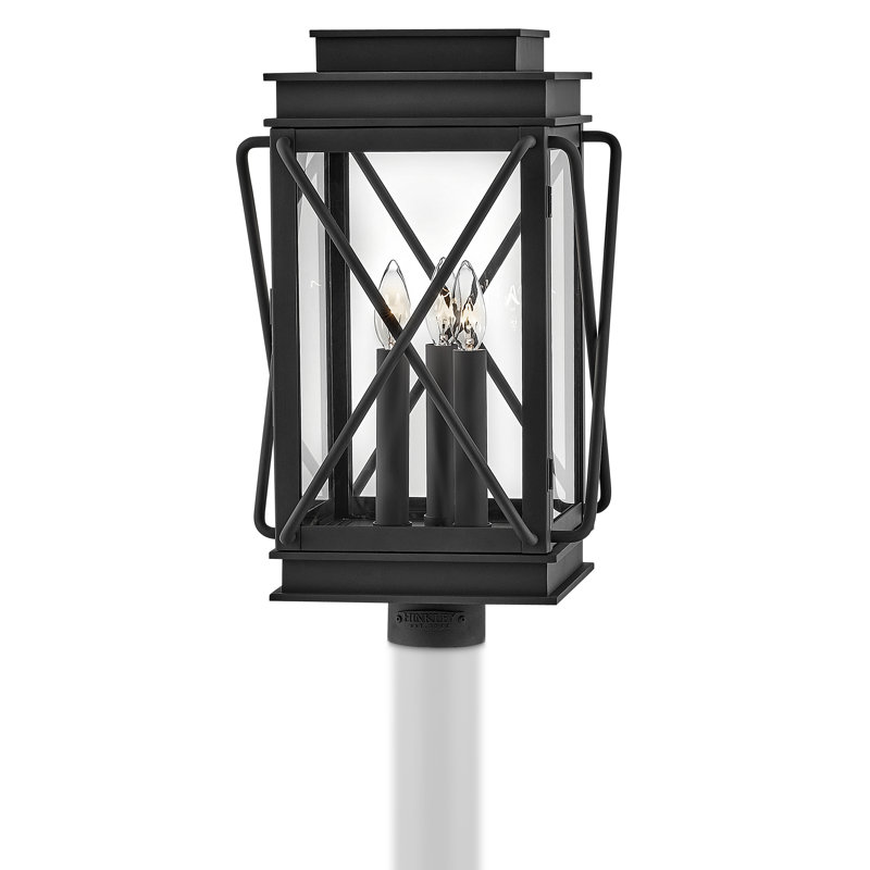 Montecito Black 20.5" H Hardwired Lamp Post (Full)