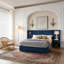 Structure de lit en velours pour grand lit /-1685048086-1684593826